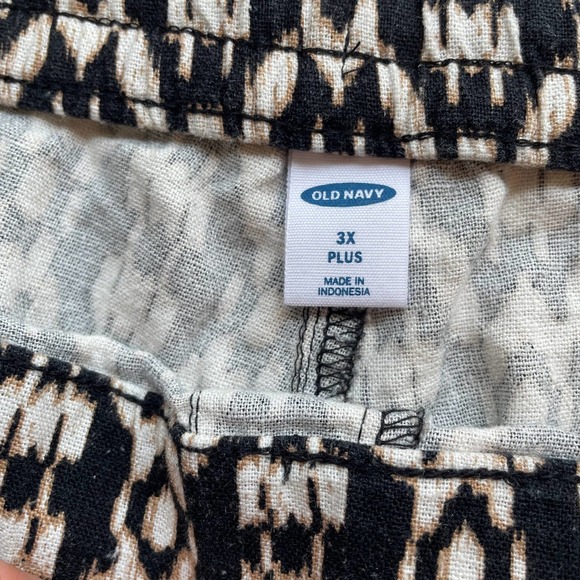 Old Navy Boho Plus Size Shorts Linen Blend 3X NWT - Picture 4 of 7